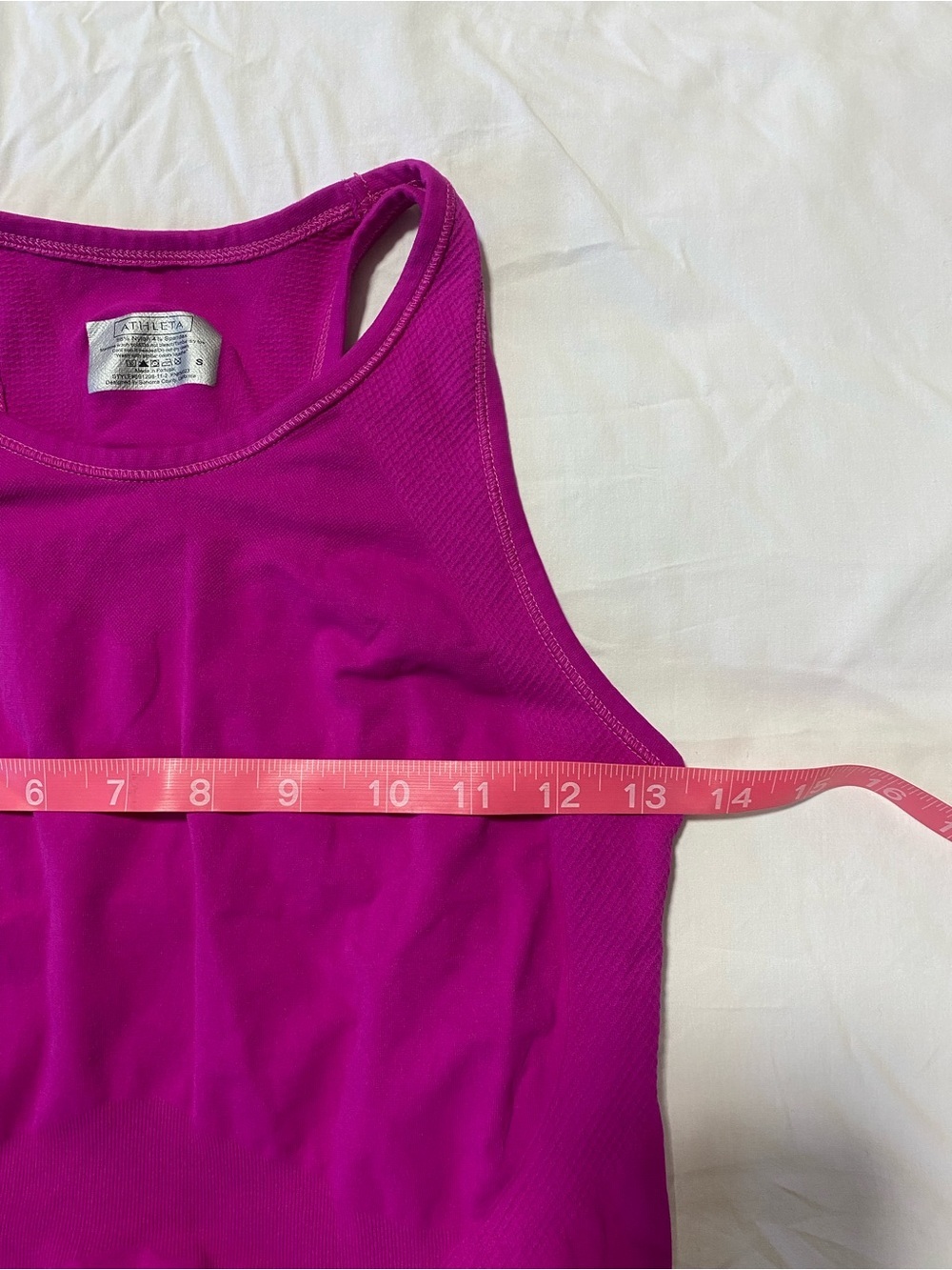 Athleta Fuchsia Racerback Performance Tank - Picture 4 of 7